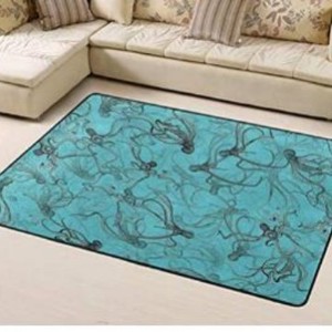 Valentine Heart Print <b>Bathroom</b> Rug <b>Set</b> Shower Curtain Toilet Cover Bath <b>Mat</b> 4 Piece - Product Image 4