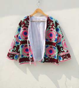 Luxury Range Creative Winter Wear Wholesale Price Beautiful Hand Crafted Embroidered Women Bohemian Style Fur Jackets Wholesale - Product Image 2