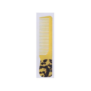Classique Nouveau Tortoiseshell No. Peigne à poux extra large en acétate avec manche en paille, qualité salon, lames droites, emballé en boîte - Product Image 1