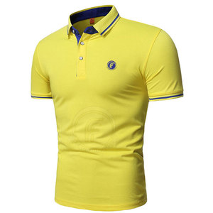 Nueva llegada de los hombres para la camisa de polo Diseño único Tallas grandes Secado rápido 100% Algodón Patrón sólido Venta caliente - Product Image 3