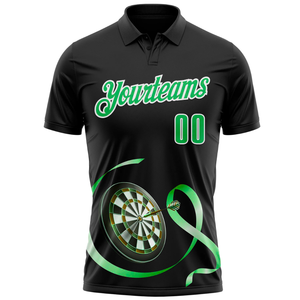 Polo de dardos al por mayor diseño personalizado equipo uniforme manga corta secado rápido ropa deportiva para hombres mujeres liga profesional - Product Image 4