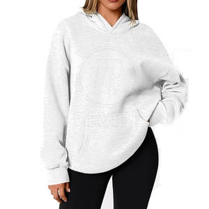 Hoodies surdimensionnés pour femmes de haute qualité, couleur personnalisée, logo personnalisé, en vente en ligne - Product Image 2