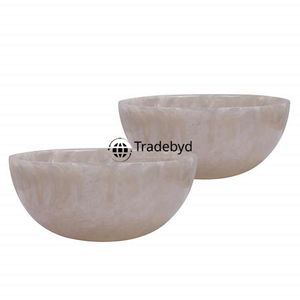 Tazón de resina para casa estilo Boho chic diseño rústico artesanal perfecto para estética natural de Tradebyd - Product Image 3