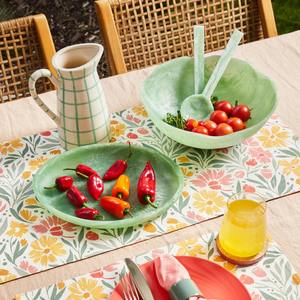 Ensemble de serveurs à salade en résine écologique personnalisable avec cuillère et fourchette pour la cuisine à domicile, mélange et service de salades - Product Image 2