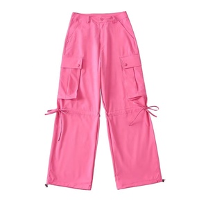 Pantalones Cargo de Moda para Mujer, Invierno, Frente Plano, Material Ecológico de Alta Calidad, Logotipo y Talla Personalizados - Product Image 4