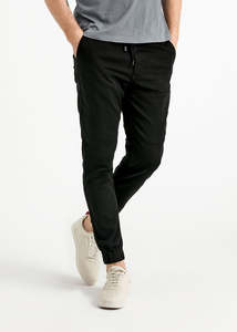 Pantalon de jogging en toile 100% coton, devant plat, écologique, respirant, logo de marque personnalisé, taille plus, hip hop décontracté - Product Image 4