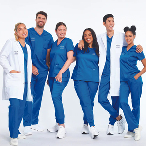 Conjuntos de Uniformes Médicos Estándar Global de Fabricante Bengalí, Conjuntos de Uniformes Médicos Unisex Personalizados de la Marca Amriss, 72% Poliéster, 22% Rayón, 6% - Product Image 6