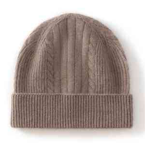 หมวกไหมพรมขนสัตว์คุณภาพดีจาก Solid International สำหรับฤดูใบไม้ร่วงและฤดูหนาว ให้ความอบอุ่น นุ่ม สวมใส่สบาย ทันสมัย ใช้งานได้หลากหลาย เหมาะสำหรับใส่ในชีวิตประจำวัน - Product Image 4