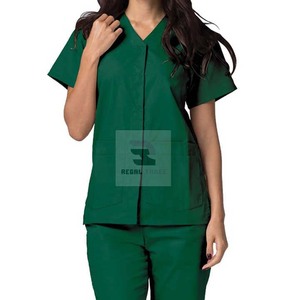 Camisetas médicas con logotipo personalizado de alta calidad, uniformes de tela tejida cómodos y transpirables - Product Image 5