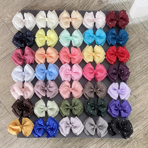 ริบบิ้นผ้าโปร่งบางลายลูกบาศก์สำหรับทำโบว์ - Product Image 2
