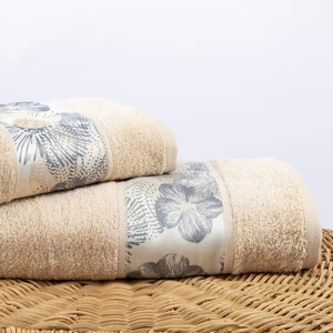 ชุดผ้าเช็ดตัวผ้าฝ้ายตุรกีคุณภาพสูงชุดผ้าเช็ดมือและผ้าเช็ดตัวแบบยาวดูดซับพิเศษสําหรับใช้ในบ้าน - Product Image 1