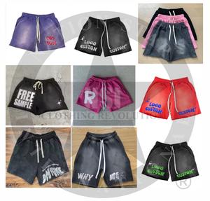 Pantalones cortos de verano Active Wear Blank Quick Dry Jogging Acid Wash Shorts Stone Wash impresión personalizada LOGO corto para hombres - Product Image 2