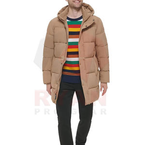 Custom High Quality Long Puffer Jackets For Men Adults And Kids Customized <b>Colour</b> Design And Printing Plus Size - Product Image 5