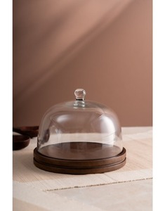 Support à gâteau plat en bois - Product Image 5