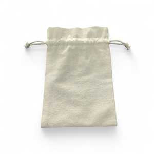 Bolsas de Algodón Reciclables Hechas a Mano con Asas de Cuerda, Ecológicas, Personalizadas, con Cordón, Reutilizables, Multiusos, para Regalos, Manualidades, Embalaje Textil - Product Image 5