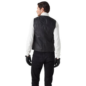 Gilet en cuir tendance de nouvelle conception, gilet d'hiver en cuir de haute qualité pour l'extérieur, gilet de moto de style personnalisé pour hommes - Product Image 6