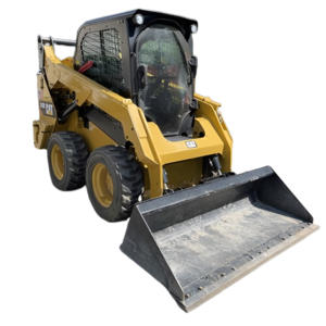 Minicargador Caterpillar con ruedas 242D usado, certificación CE EPA, totalmente hidráulico, listo para enviar, minicargador de carga - Product Image 1