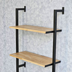 Modern 4-Tier Metal <b>Wall</b> <b>Shelf</b> 65x25x145cm Detachable for Home Decor & Tools KTT68016 - Product Image 5
