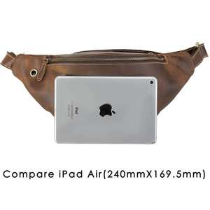 Riñonera personalizada de cuero, bolso de cintura de cuero, resistente al agua - Product Image 2