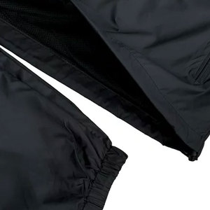 Haute qualité grande taille adultes coupe-vent ensembles confortable taille haute pantalon solide tenue décontracté pour été coupe-vent veste - Product Image 6