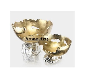 Cuenco de aluminio de diseño antiguo para dulces con cuenco de chocolates de color plateado de primera calidad de Home Arts - Product Image 6