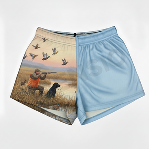 Pantalones cortos de rugby transpirables de dos tonos diseñados a medida Pantalones cortos de fútbol australiano rosa con sublimación transpirable con bolsillos - Product Image 1