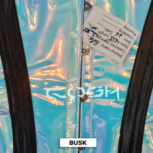 Premium Holographic Fashion <b>Corset</b> Iridescent PVC Stylish <b>Body</b> <b>Shaper</b> <b>Corset</b> For Dresses - Product Image 3