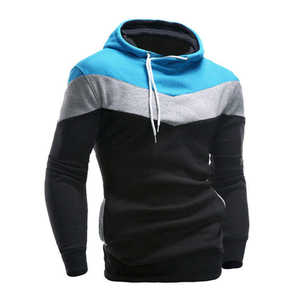 Sudaderas con capucha para hombre con estampado de algodón con monograma deportivo informal de talla grande y nuevo estilo a la moda de alta calidad y logotipo personalizado - Product Image 5