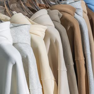 Custom <b>Thick</b> 100% Cotton <b>Fleece</b> Stringless Regular Fit Breathable Windproof Pullover Hoodies for <b>Men</b> Winter - Product Image 6