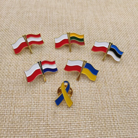 Promotion : Pièce de monnaie en émail doré avec drapeau de pays arabe, Badge Palestine Libre, Vente en gros