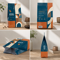 Sachets à fermeture centrale personnalisés pour produits secs et emballages pratiques