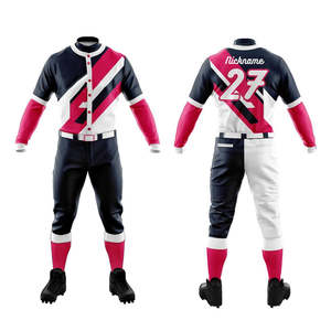 New Top Reasonable Price Baseball Uniform Made Wholesale Baseball Uniform Sets - Product Image 1