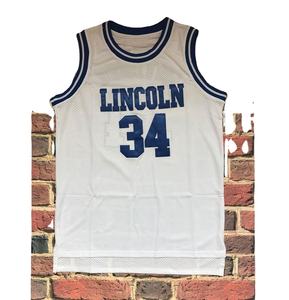 Jersey de baloncesto unisex de talla grande transpirable de secado rápido, conjunto de uniforme bordado de sarga, ropa de baloncesto personalizable - Product Image 1