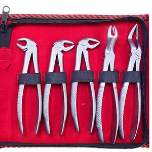 Kit de 10 pinces dentaires pour extraction de dents, pinces chirurgicales en acier inoxydable pour adultes, outil d'extraction dentaire - Product Image 5