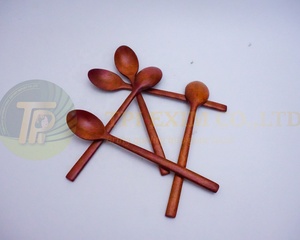 Hot Selling Wooden Spoons Wood Soup Spoons Handle Spoon Kitchen Utensil From Vietnam <b>Cheap</b> Price - Product Image 2