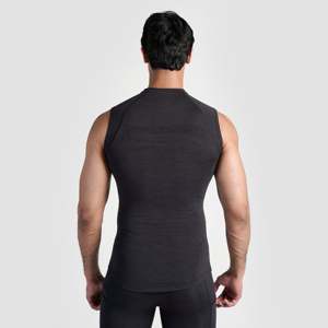 เสื้อกล้ามรัดรูปสำหรับผู้ชาย GA สีชาร์โคล - Product Image 2
