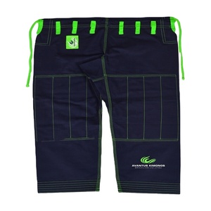 Venta completa personalizable BJJ GI adultos niños algodón Jiu Jitsu Kimono Rash Guards Shorts MMA Grappling artes marciales OEM disponible - Product Image 1