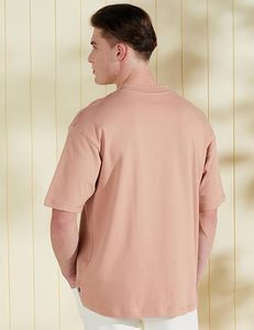 Boîte de poids lourd 320 GSM de haute qualité avec logo personnalisé T-shirts 100% coton à épaules tombantes et surdimensionnés pour adultes - Product Image 2
