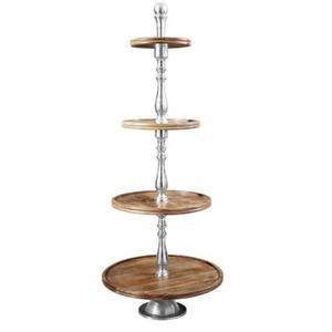 แท่นวางเค้กแก้ว3ชั้นแบบปรับแต่งได้หลายระดับออกแบบได้เองสไตล์ไม่เหมือนใครสำหรับวางโชว์ขนมหวานคัพเค้กที่วางเซิร์ฟเวอร์ - Product Image 3