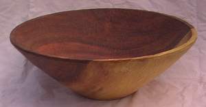 ชามเสิร์ฟทำจากไม้ทรงกลมดีไซน์คลาสสิกทำด้วยมือชามสลัดผลไม้ธรรมชาติปรับแต่งได้ - Product Image 3