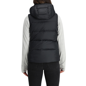 Chaleco Acolchado sin Mangas para Mujer, Diseño Nuevo, Color Sólido, Cálido, Transpirable, con Botones, Tejido de Poliéster/Algodón - Product Image 3