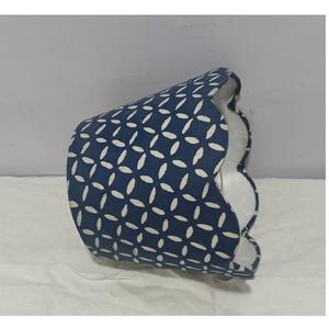 Abat-jour en tissu de coton et de lin bleu Ikat moderne à vendre chaud, avec clip papillon pour ampoule, pour la décoration de l'hôtel et de la maison, fait à la main - Product Image 1