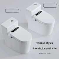 WC intelligent de luxe en céramique à poser au sol, avec siège chauffant instantané automatique, pour salle de bain