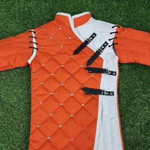 Personnalisable Médiéval Gambeson Manteau Lourd Matelassé Épais Coton Rembourré Armure pour Reconstitutions Cosplay Unisexe Vintage Fini - Product Image 1