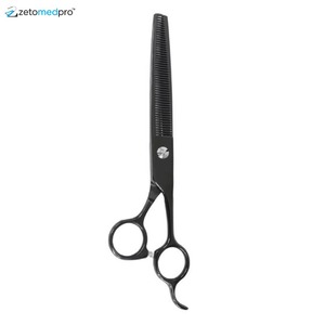 Ciseaux à effiler noirs durables pour le toilettage et le coiffage des animaux de compagnie - Product Image 1