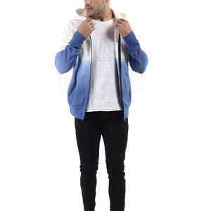 Sudaderas con capucha personalizadas para hombre con diseño OEM de estilo callejero de alta calidad, sudaderas con cremallera para hombre hechas de algodón/poliéster - Product Image 3