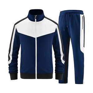 ชุดวอร์มมีฮู้ดสำหรับผู้ชาย, ชุดออกกำลังกายสองชิ้นใส่สบายเหมาะสำหรับใส่เล่นกีฬาแขนยาวใส่สบายเหมาะกับฤดูใบไม้ร่วงฤดูหนาว - Product Image 1