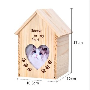 Urna Cremation Urn <b>Box</b> <b>For</b> Cremation Ashes Keepsake Small Bamboo Casket With Lining Ashes Bag Bamboo <b>Pet</b> Urn - Product Image 1