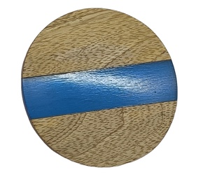 New Arrival Classic Style Resin and Wood Coaster <b>Set</b> of 4 Pcs Custom Epoxy <b>Colour</b> with Wooden Stand Tea Cup Coasters - Product Image 1