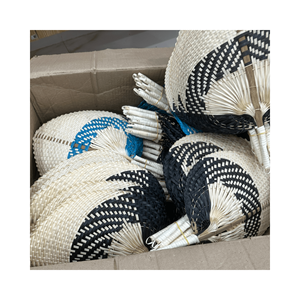 Cool Summer Palm Leaf, ventilador de mano de bambú al por mayor para fiesta, boda, vacaciones, eventos, decoración y artesanía de regalo de 99GD - Product Image 6